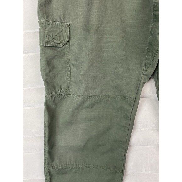 5.11 Men 35 Cargo Pants 74273 Tactical Ripstop Green Utility Outdoor Workwear - Picture 4 of 14